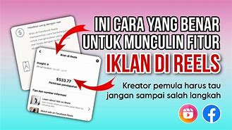 Cara Meletakkan Iklan Di Reels Facebook